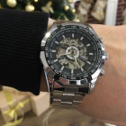 Мужские механические часы Winner Timi Skeleton Silver (TM340)