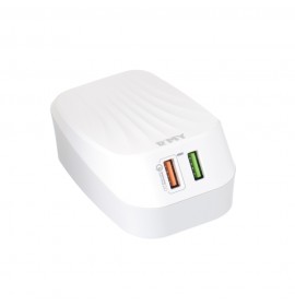 Сетевое Зарядное Устройство EMY MY-230 LIGHTNING 2USB (2.4A) White-Steel