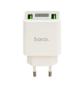Сетевое Зарядное Устройство HOCO C25A (2USB 2.2A) White