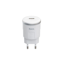 Сетевое Зарядное Устройство HOCO C37A LIGHTNING (2,4 А) White