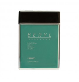 Портативный аккумулятор Power Bank REMAX RPP-69 BERYL 8000 mAh Green